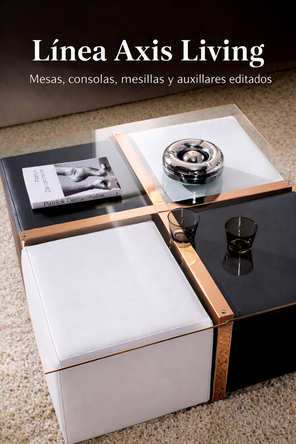 Mesa de cobre línea Axis para proyectos contract
