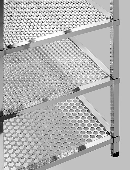 estructura reticular metálica para showroom